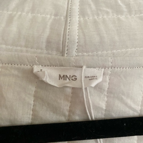 Mango White Quilted Jacket - Picture 3 of 3